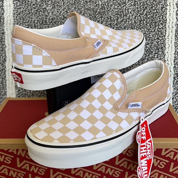 Vans Classic Slip-On Checkerboard Frappe/True White WMNS - Picture 11 of 16